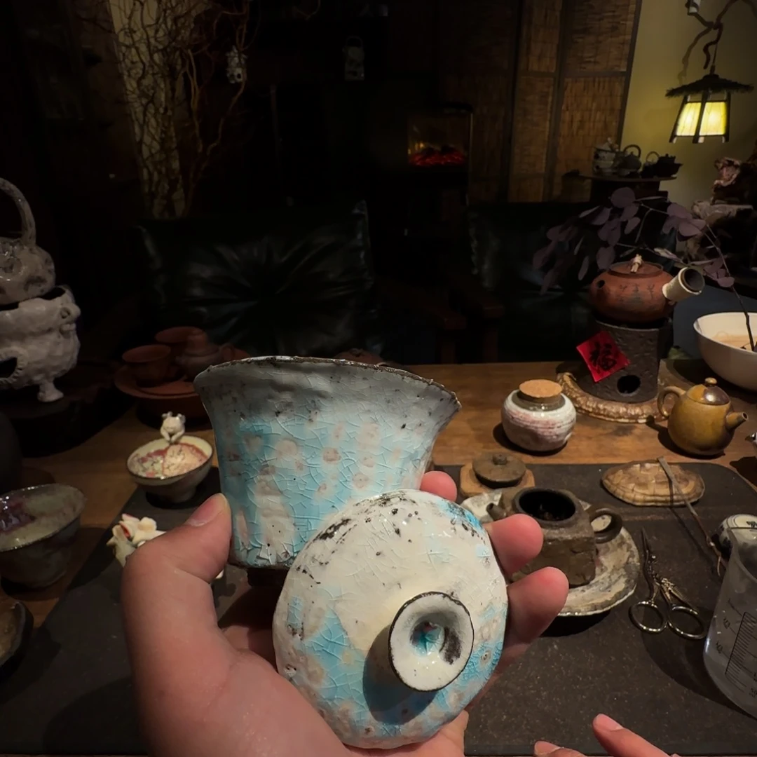 瓷片景德镇手作器物了