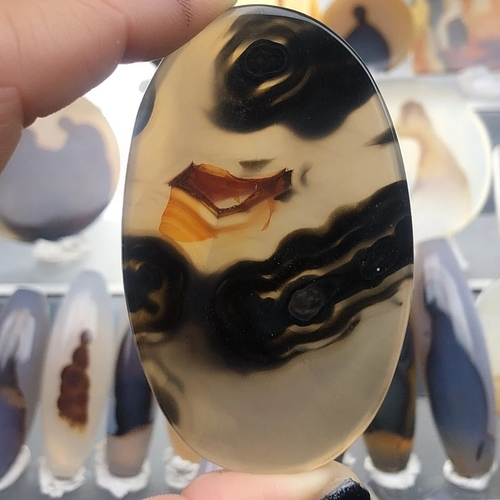 查罗石未镶嵌珠宝半成品36