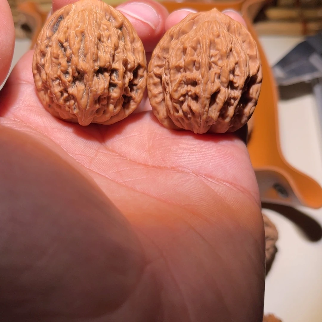 把件文玩核桃35.5虎头