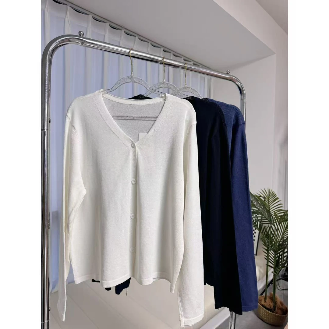 【运补6-10】胖m冰丝防晒衫2025夏装新款200斤大码女装长袖针织开衫