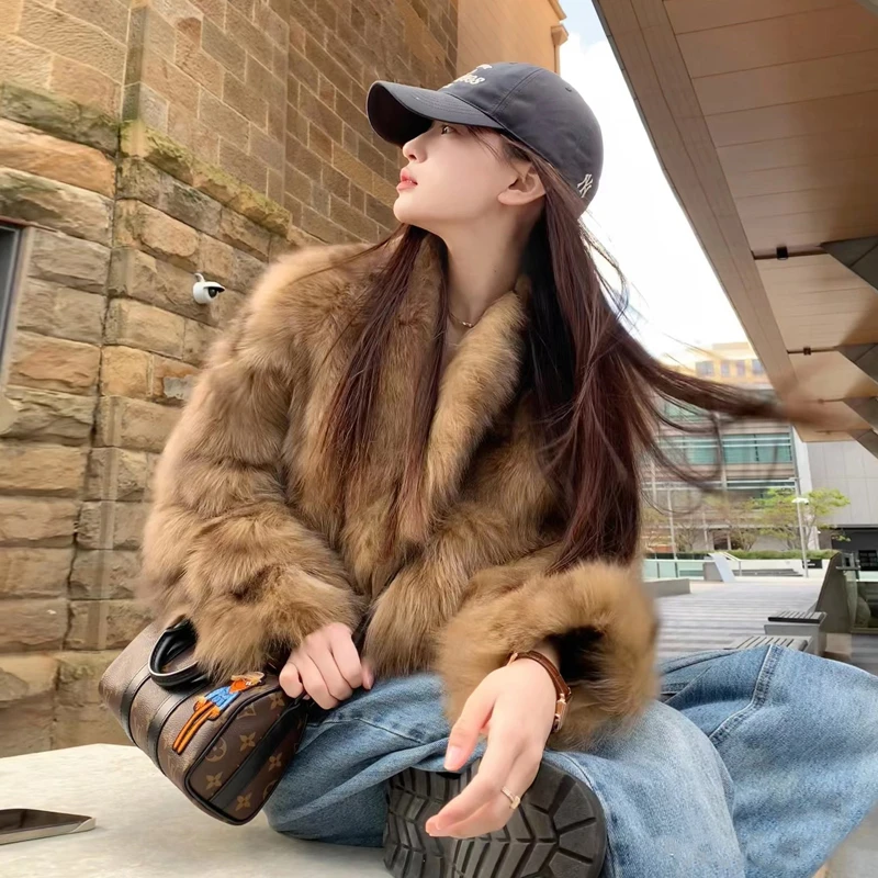 La Chapelle/无货秋冬款外套新款冬季慵懒风百搭气质环保高