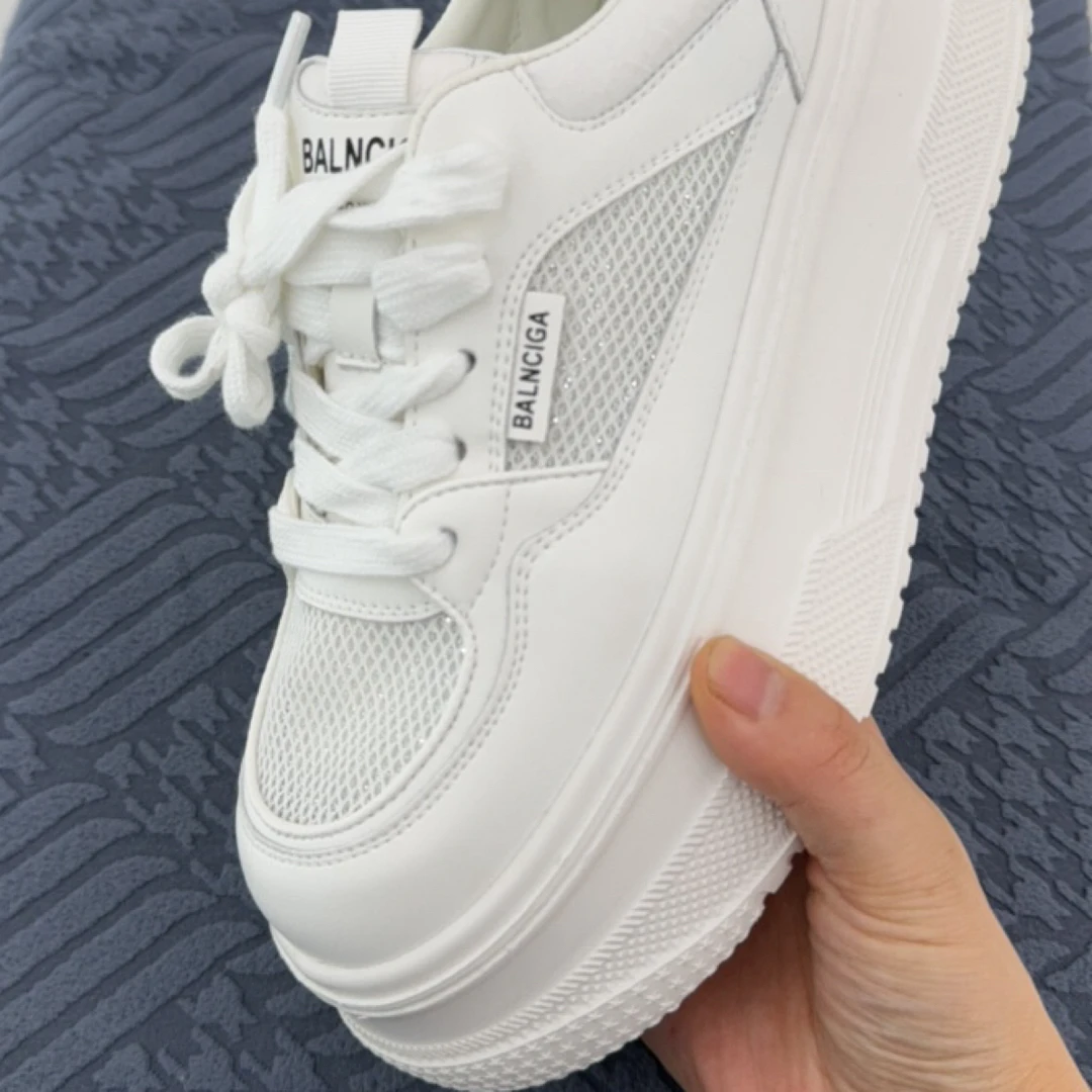 厚底夏季小白鞋透气时尚休闲鞋鞋子运动鞋时尚潮流