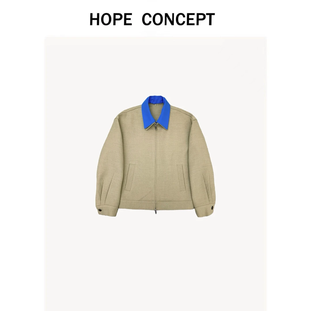 25041#HOPECONCEPT极致简约老钱感 高智感美学男女同款夹克外套