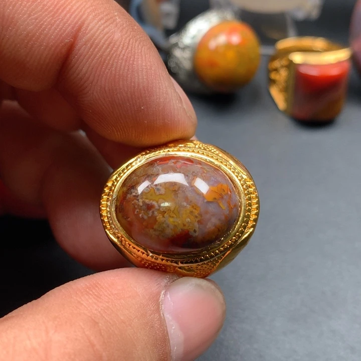 玛瑙/玉髓颈饰未镶嵌使*