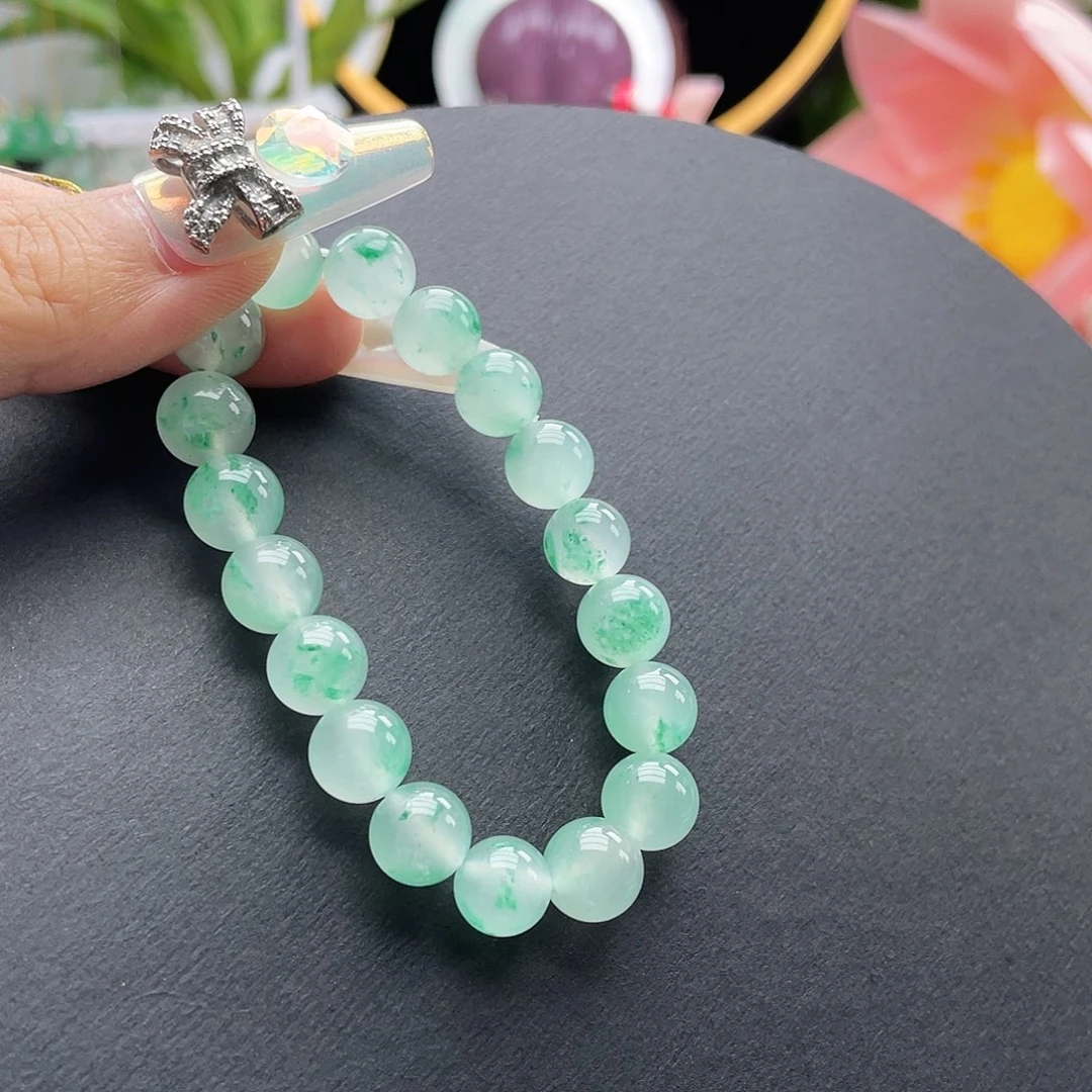 家****石英质玉手链未镶嵌9.6