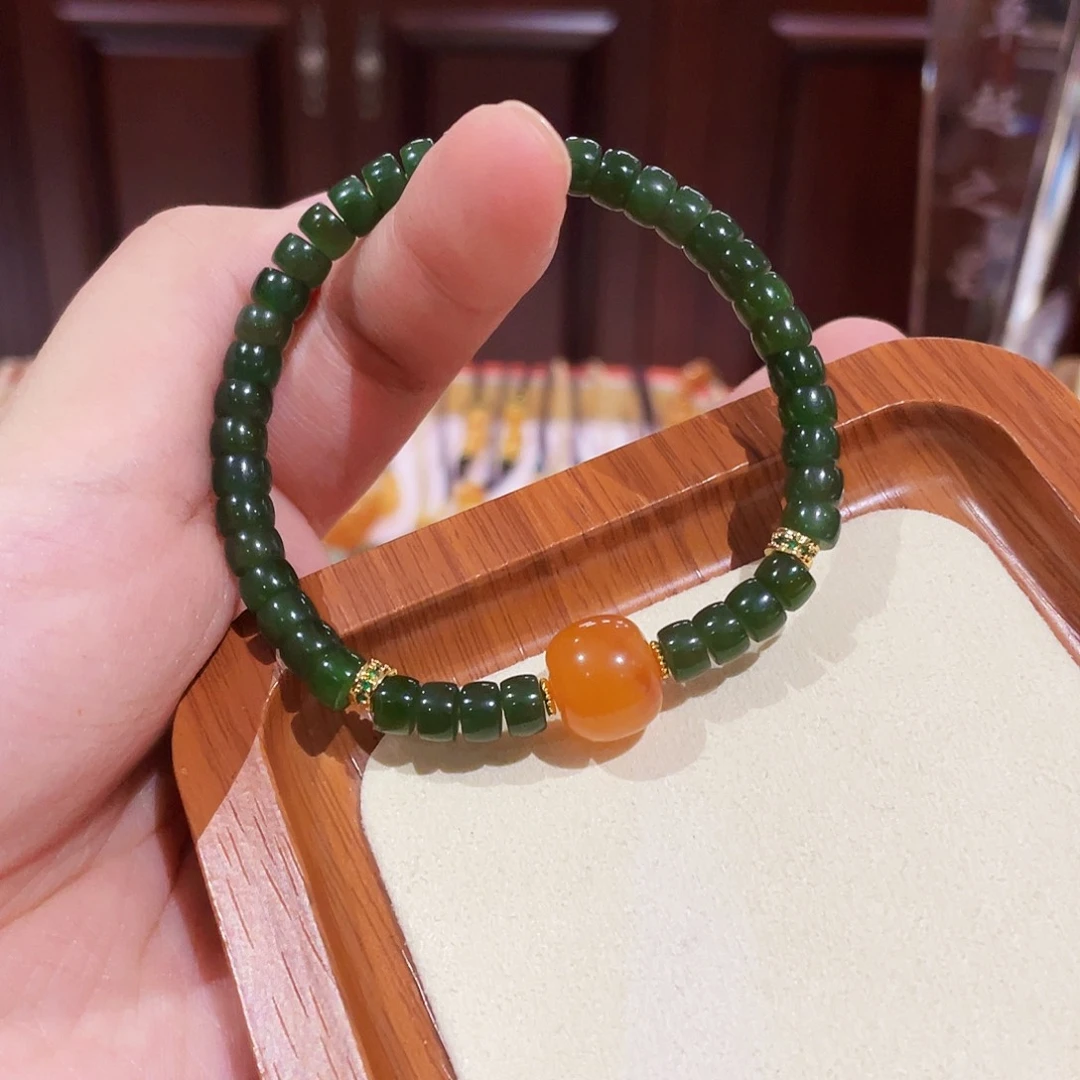 蜜蜡未镶嵌手链手串