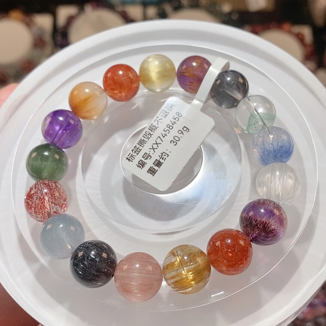 水晶手链未镶嵌F多宝11