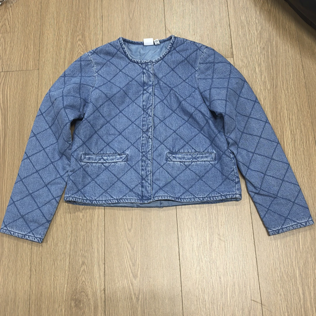 123012牛仔棉衣夹克女短款外套