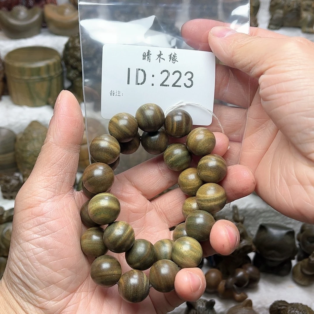 维腊木（绿檀）A**m1.5横纹33颗