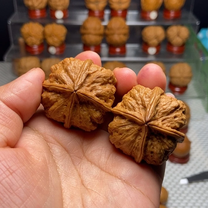 把件文玩核桃十八包四棱26