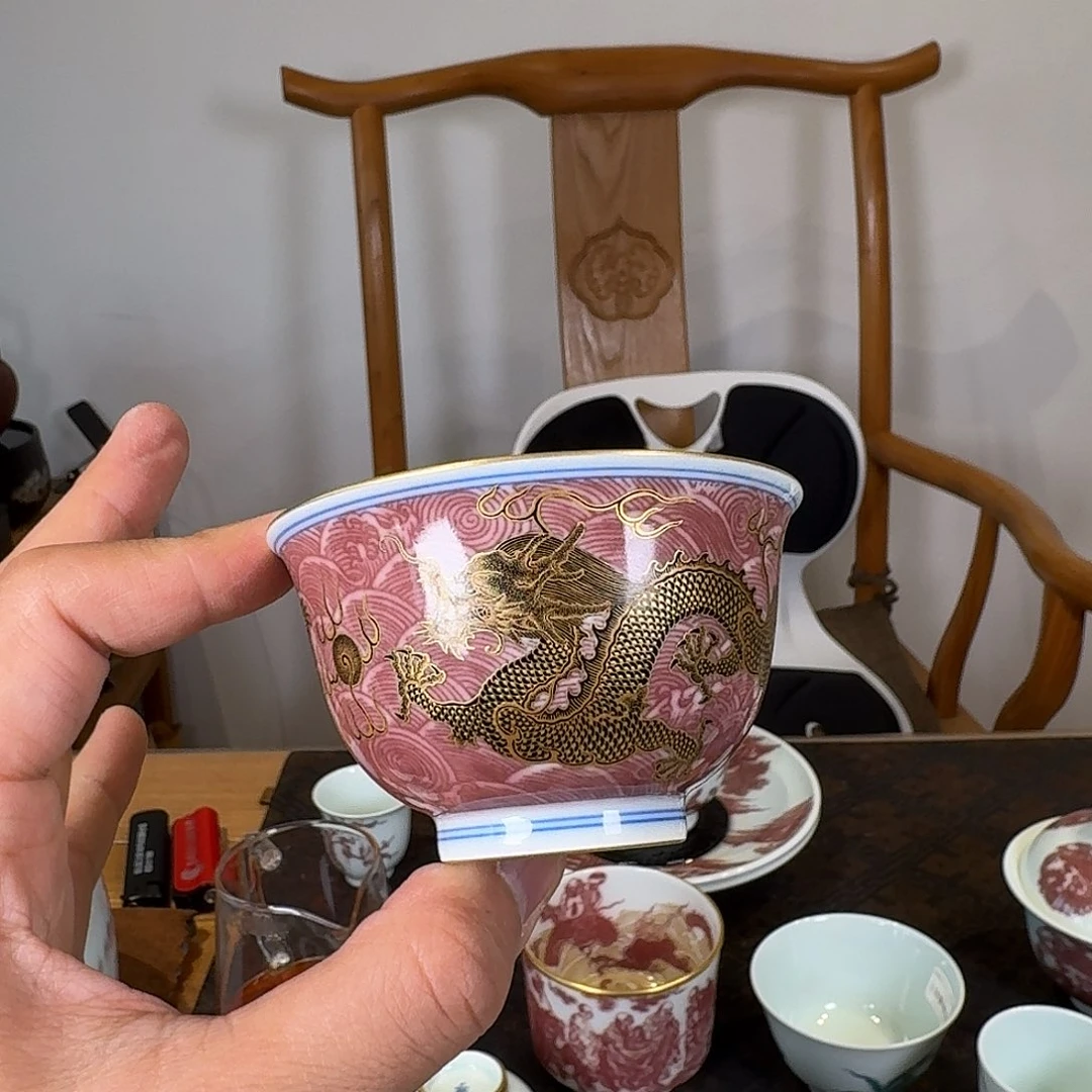 二亭精品釉里红茶器