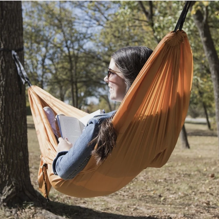 户外吊床便捷超轻防侧翻露营秋千吊椅尺寸约274cm*142cm成人