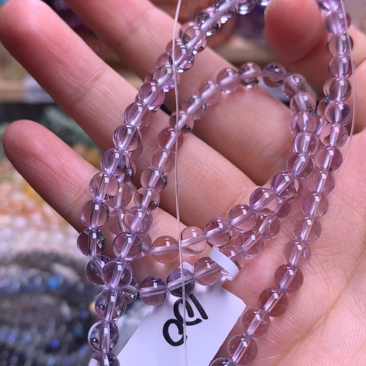 未镶嵌手串水晶5.4玻利维亚紫水