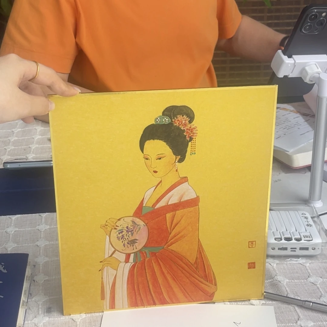 国画李嘉儒工笔人物
