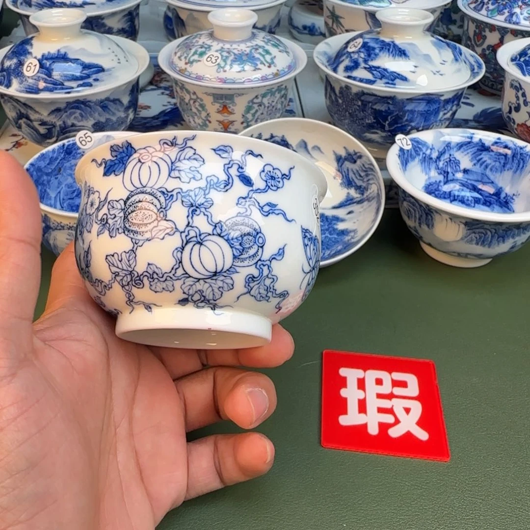 纯手工纯手绘茶具90