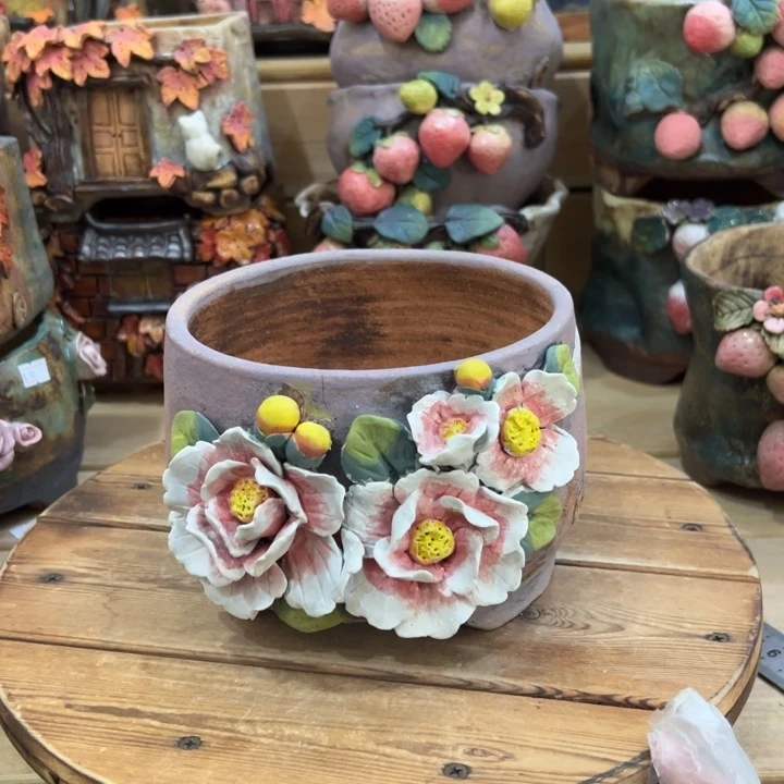 陶然多肉花盆百搭