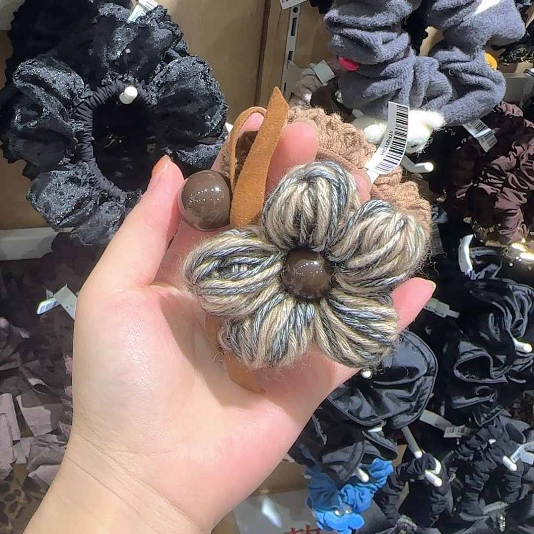 皮质非金属花花发圈