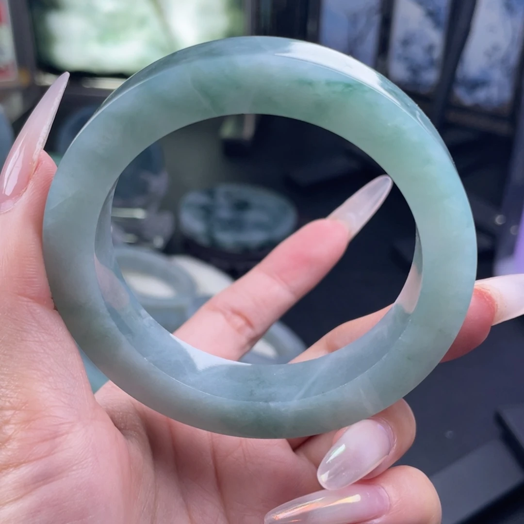 定制翡翠未镶嵌正圈纹裂漏