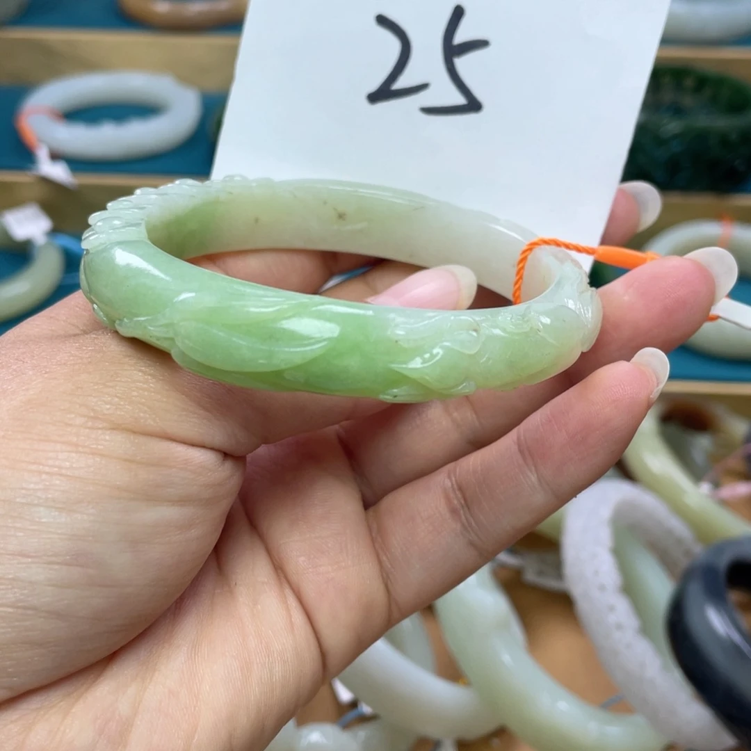 未镶嵌手镯和田玉圈口60
