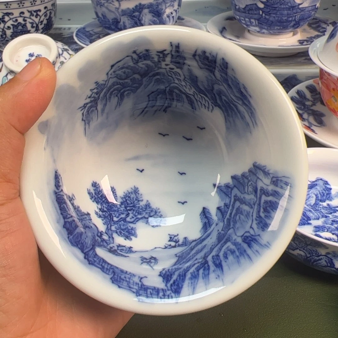 景德镇纯手绘茶具园园283