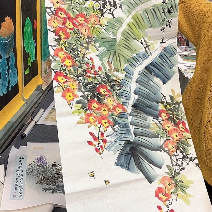 国画国画作品手绘