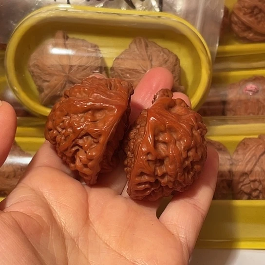 何***暖文玩核桃吊坠核桃