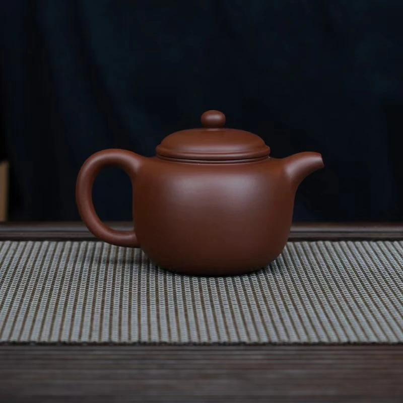 底槽青1:1复刻【景舟大匏尊300CC】宜兴黄龙山原矿手工紫砂壶