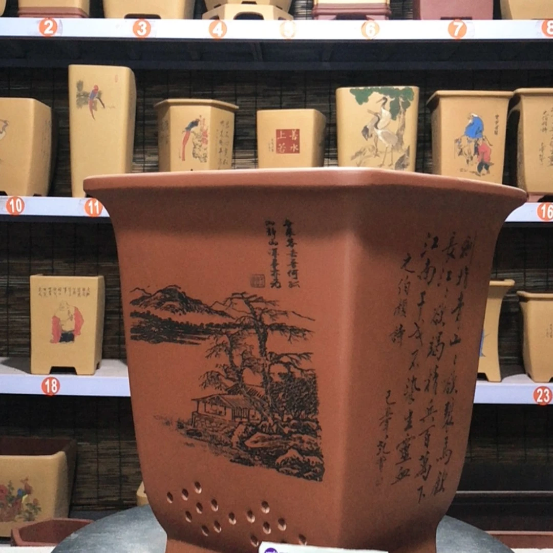 【闪购商品】紫砂花盆手工制作