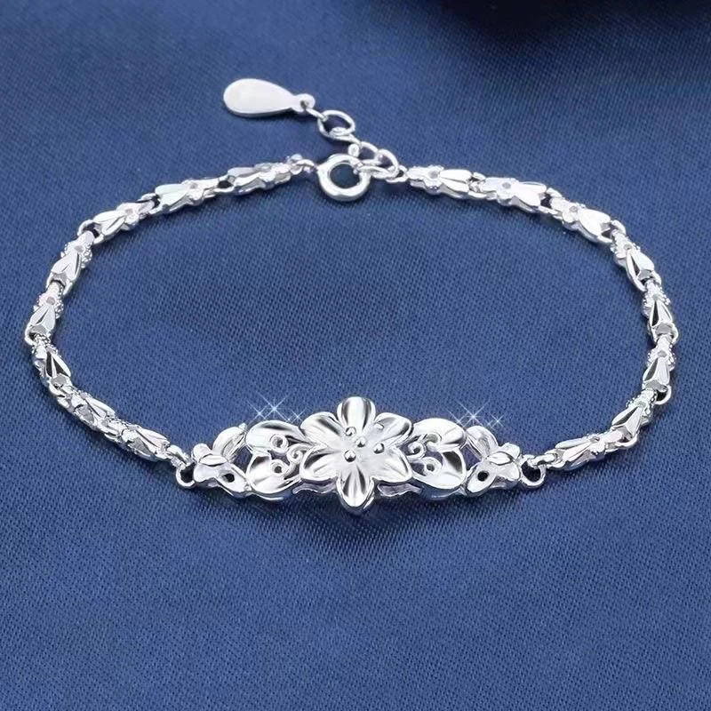 925银手链 925银手链 三生三世转运珠精致手串2025爆款银镀手饰