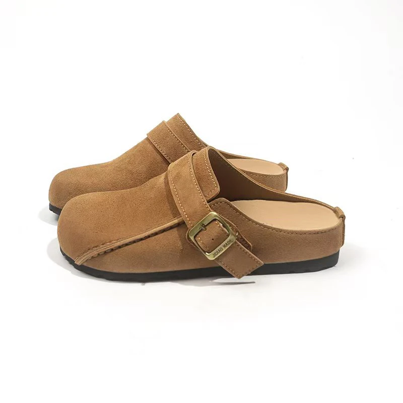 XUZHI煦芝厚底勃肯鞋女新款春季休闲百搭懒人包头半拖鞋M05女款