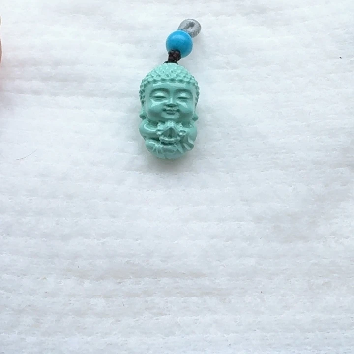 卡22.5/14.1/14绿宝宝佛吊坠一颗