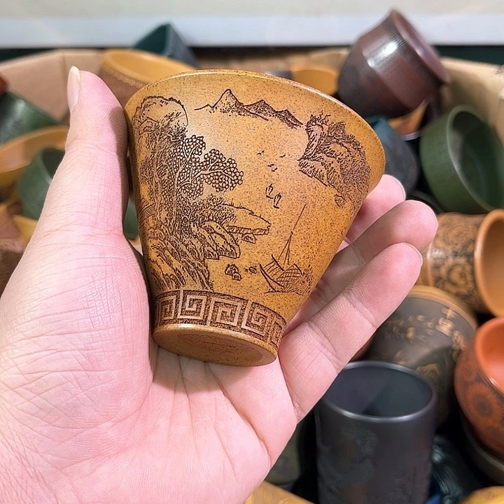 茶杯紫砂全手工紫砂主人杯