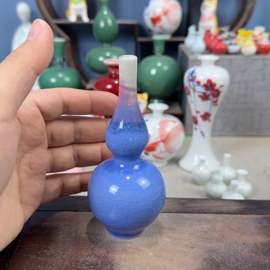 陶瓷手工小花器摆件