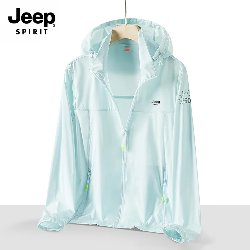 JEEP SPIRIT吉普新款冰丝高档女士防晒衣轻薄防紫外线户外防晒服