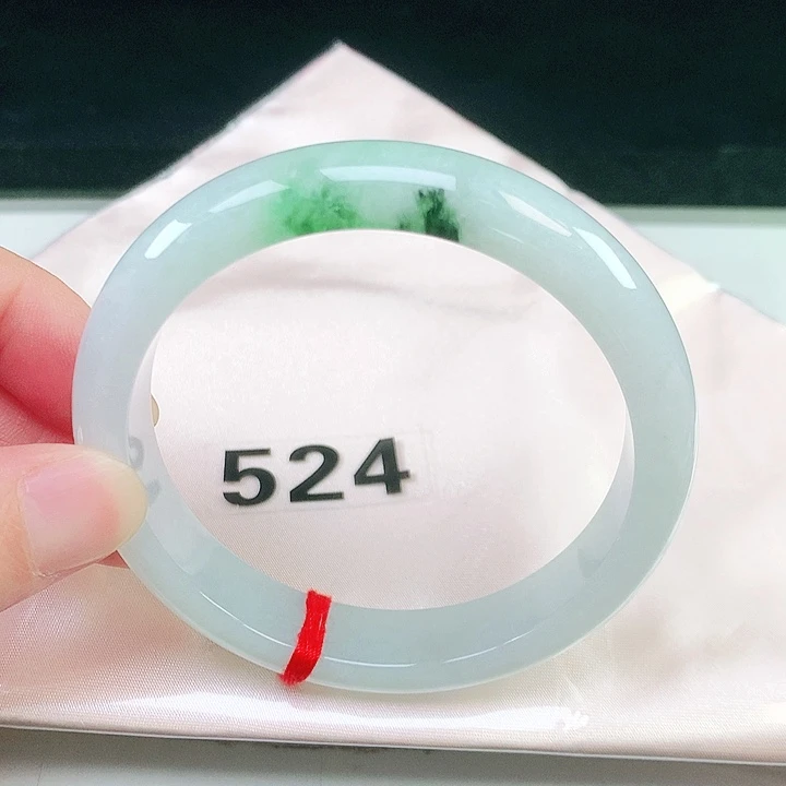 翡翠未镶嵌手镯524