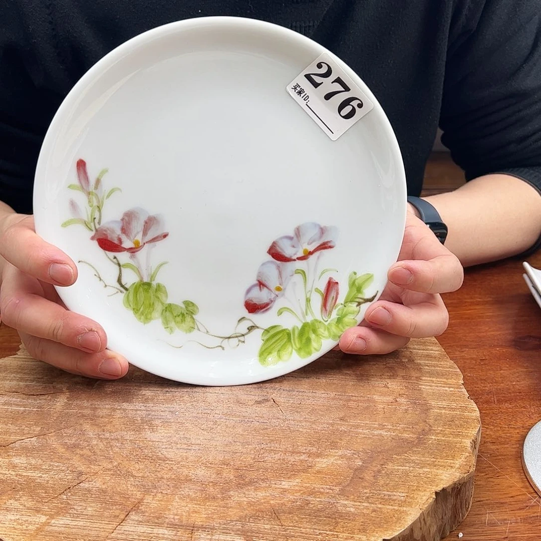 瓷片景德镇陶瓷手工手绘制作