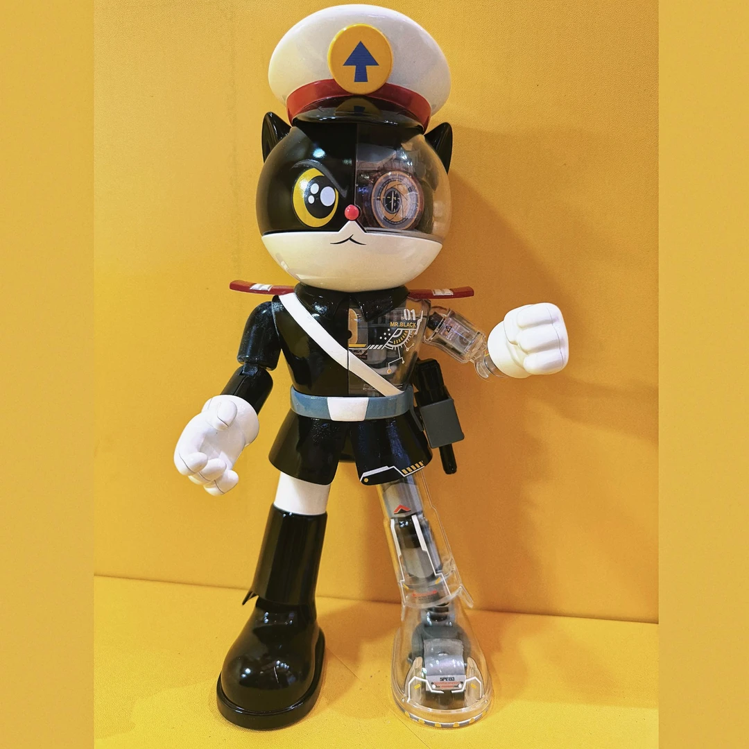 预售 TOP TOY 正版授权 黑猫警长 拼装积木模型手办潮玩摆件