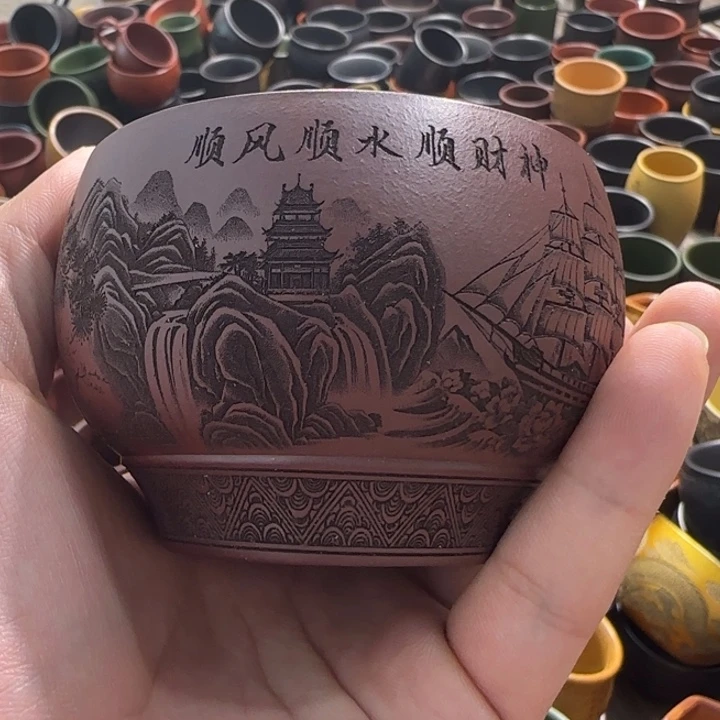 茶杯紫砂全手工制作工艺