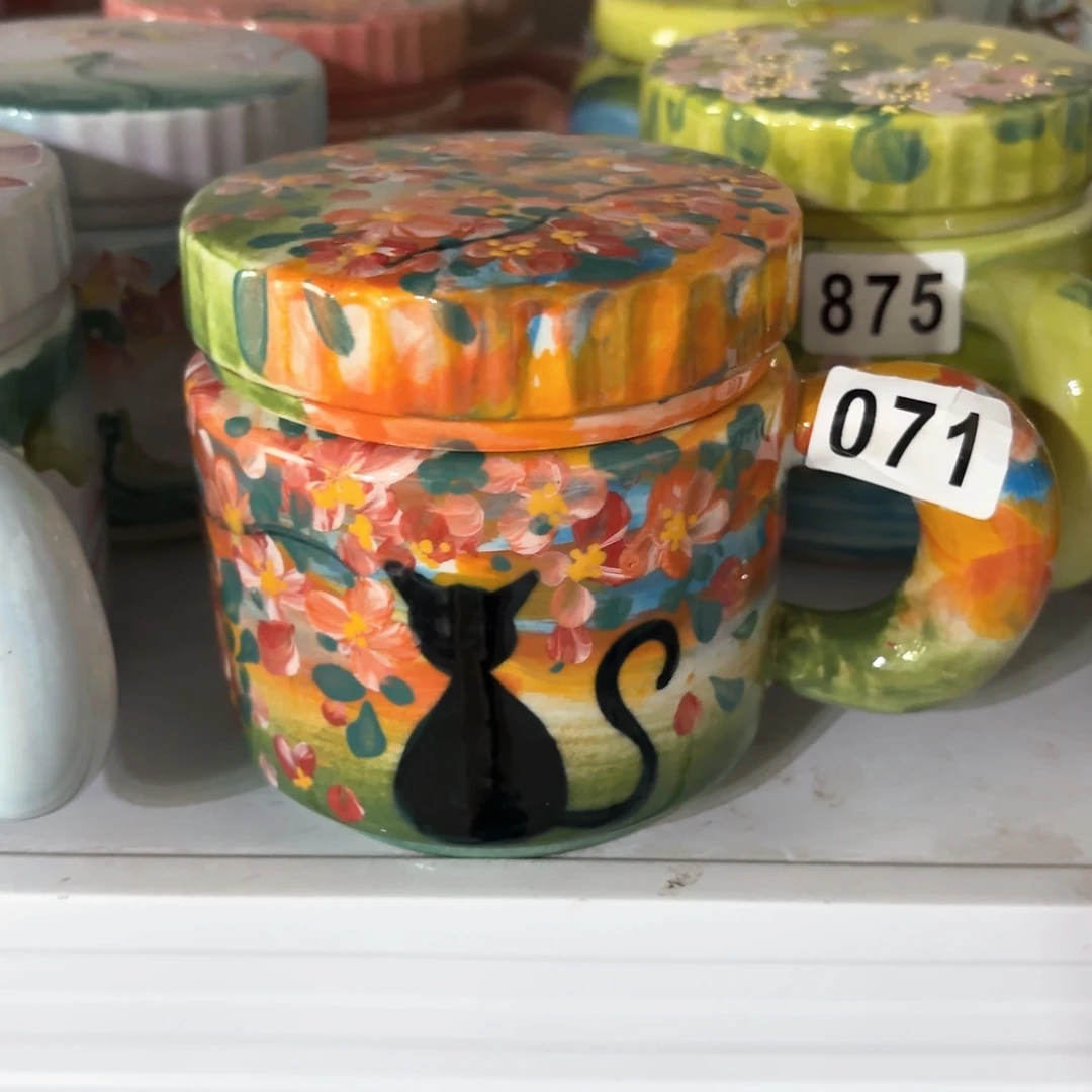 景德镇手绘高温釉下彩陶瓷茶具