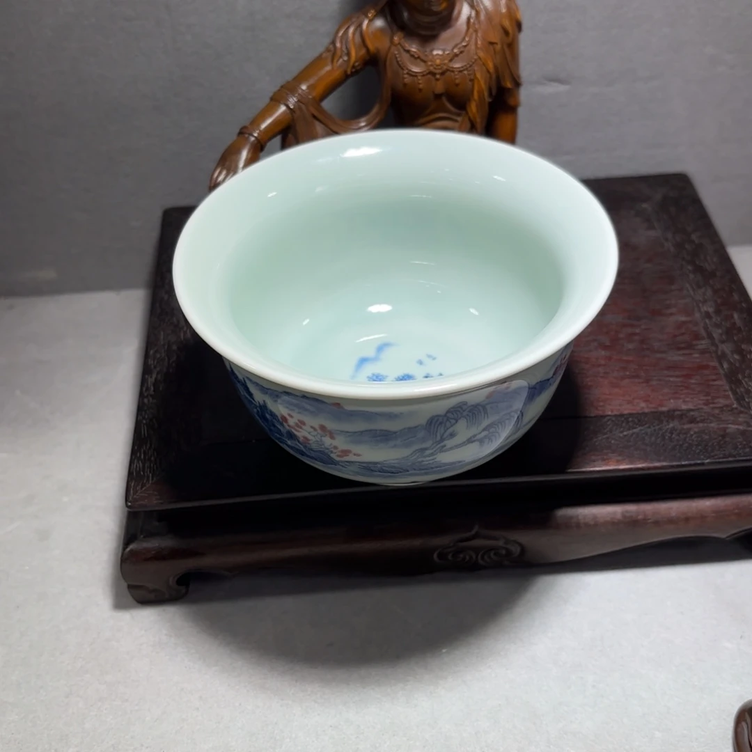 用***霖瓷片雕刻精美精致