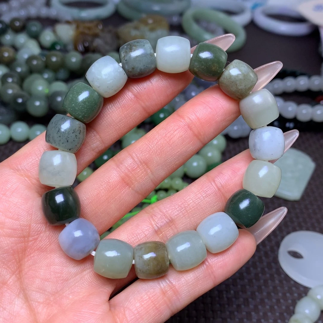 未镶嵌手串和田玉卡12