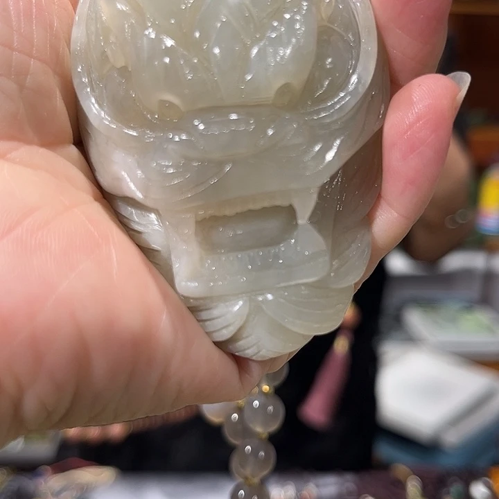 未镶嵌岫玉毛衣链