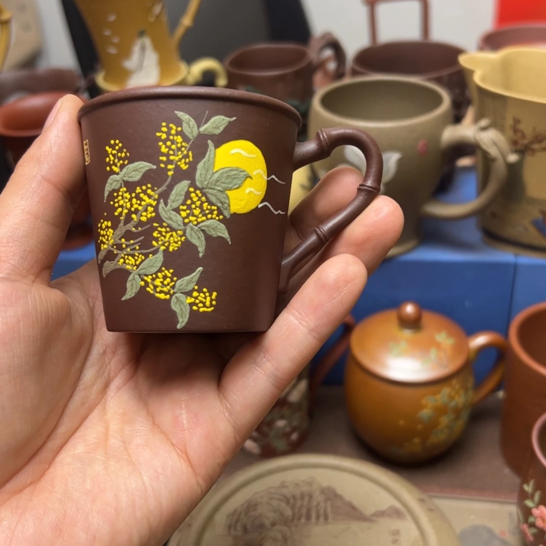 紫砂茶杯紫砂主人杯100cc