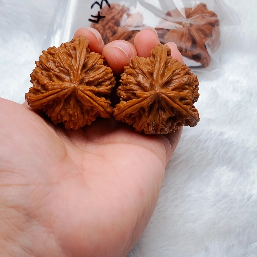 紫***壶文玩核桃吊坠三棱