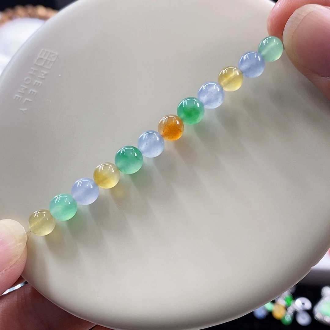 颈饰未镶嵌翡翠一手珠珠