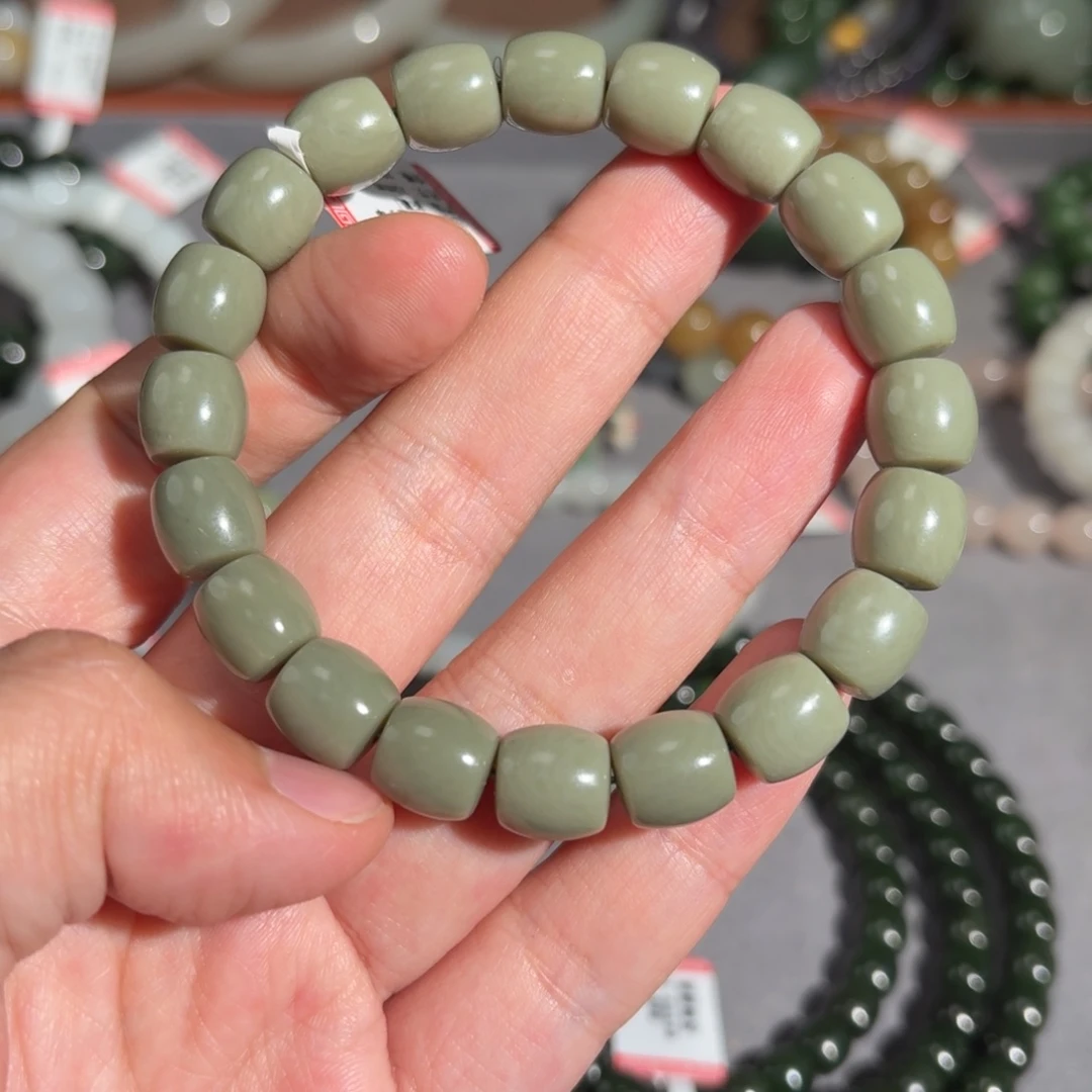 和田玉手串未镶嵌