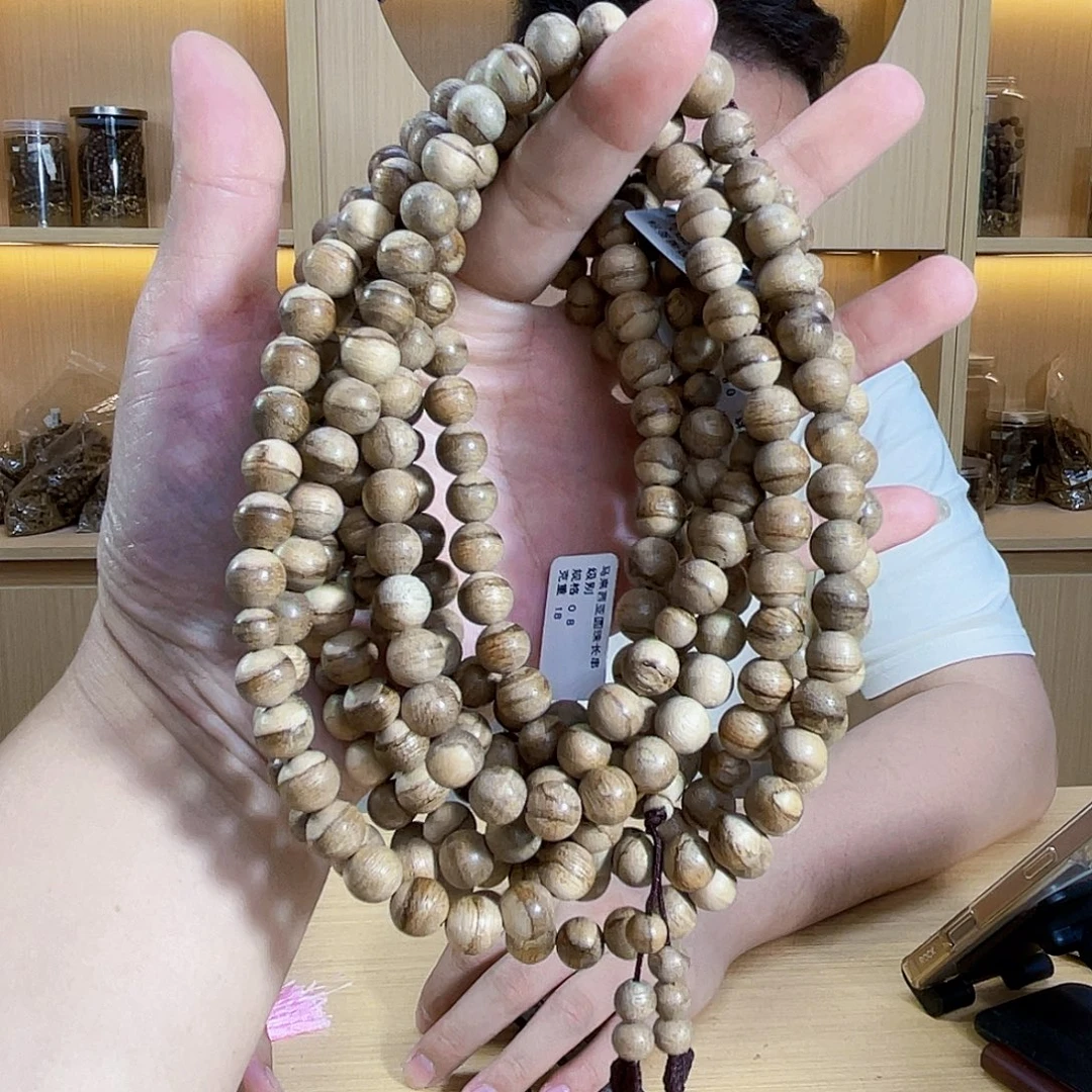 沉香沉香碎屑马来西亚圆珠长串0.8多样性发一