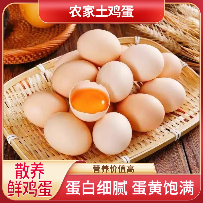 谷物喂养的土鸡蛋