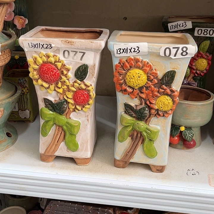 花盆紫砂粗陶材质多肉花盆
