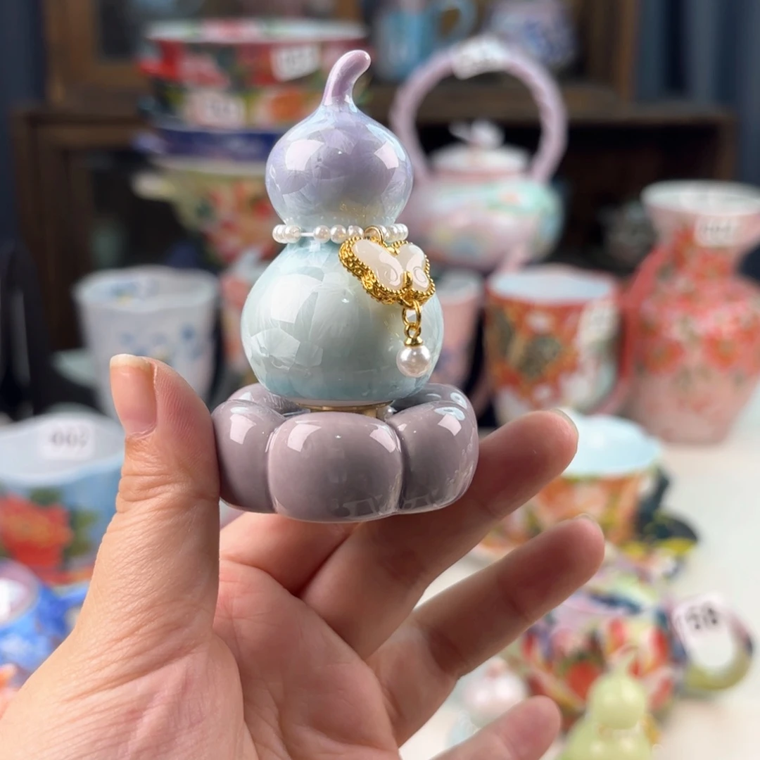 景德镇手绘高温釉下彩陶瓷茶具